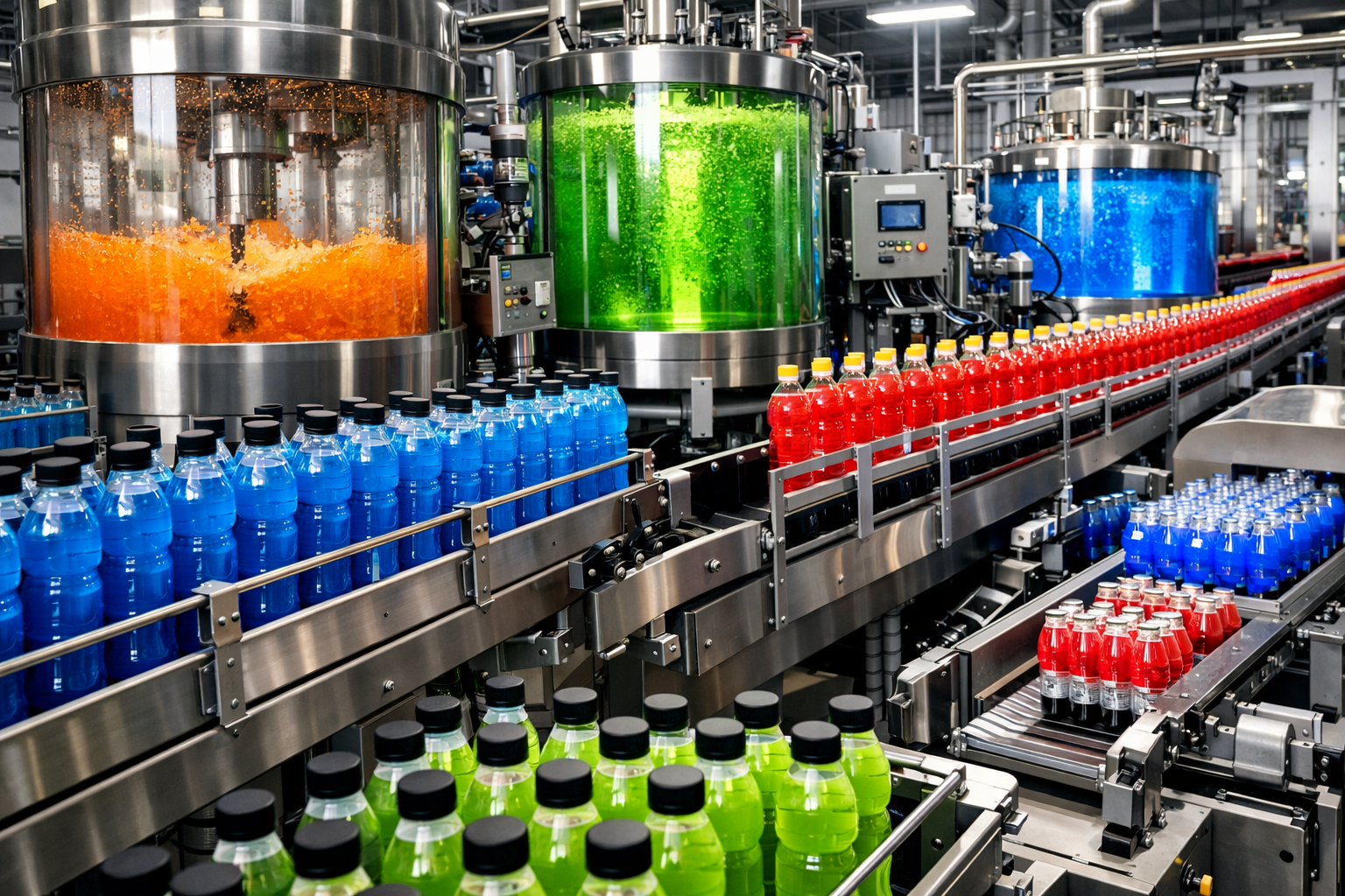 Energy and sports drink filling line